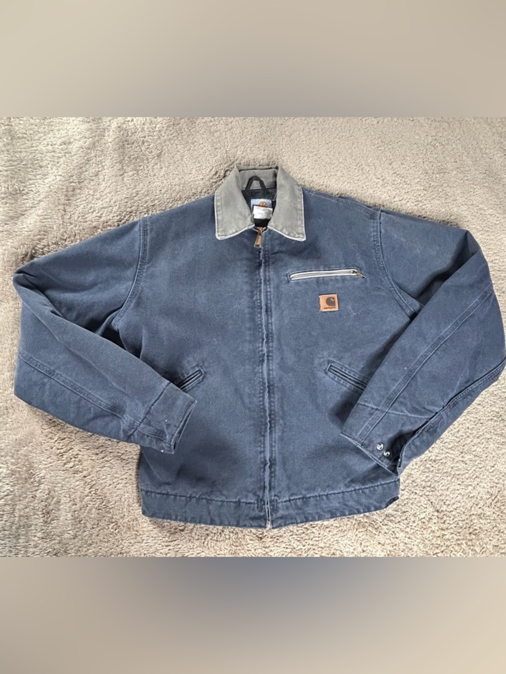 Carhartt Men's Gray Jacket Detroit.